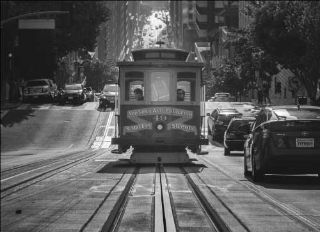 Polygon annotation of trams on the road